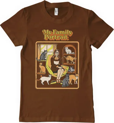 Produktbild von My Family Portrait T-Shirt - X-Large  - Brown