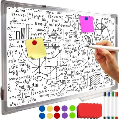 Produktbild von Maaleo 24325 Magnetická tabuľa 40 x 60 cm + magnety + fixky + špongia, biela