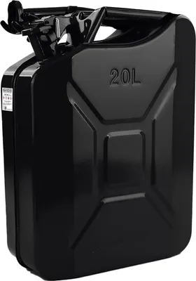 Produktbild von 040parts Benzinkanister 20L aus Metall - Kraftstoffkanister für Benzin & Diesel Jerry Can