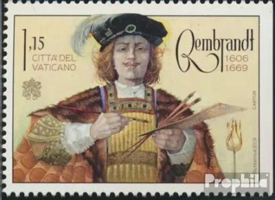 Produktbild von Briefmarken Vatikanstadt 2019 Mi 1982Dr (kompl.Ausg.) postfrisch Rembrandt van Rijn