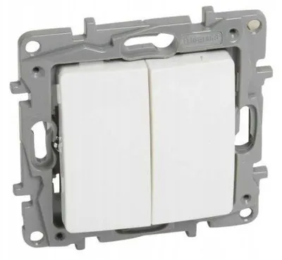 Image de Legrand NILOE ECO Interrupteur Va-et-vient Blanc 10AX