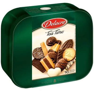 Immagine prodotto di Delacre 455859000 Biscotti Tea Time - barattolo decorativo, 2x 500 g ciascuno