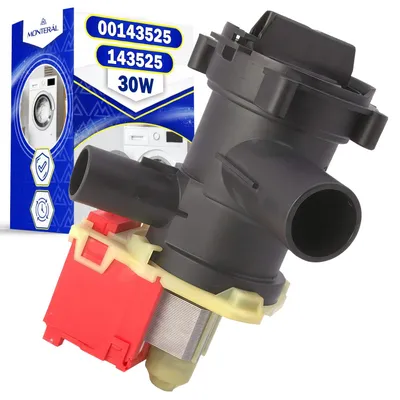 Ablaufpumpe 30 W für Waschmaschine, Originalcode 00143525, 143525