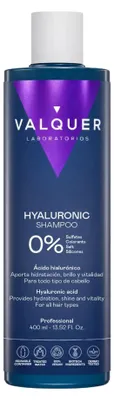 Imagen del producto de Valquer Hyaluronic 0 Champú Ácido Hialurónico 400ml