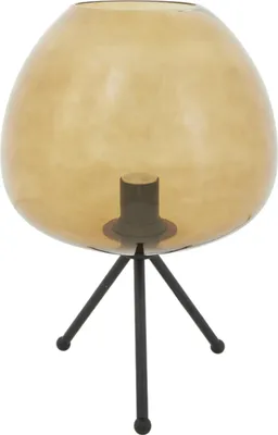 Produktbild von Light & Living - Tischleuchte Mayson - Braun - Ø30cm Tischlampe - Nachttischlampe, Wohnzimmer, Schlafzimmer