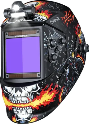 Produktbild von Schweißhelm, automatisch abdunkelnd, solarbetrieben, AR-WC039