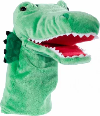 Produktbild von Kasperfigur Krokodil 33cm Handpuppe