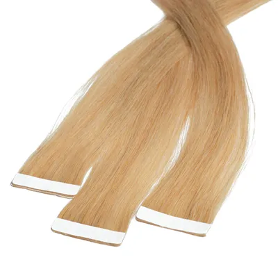 Obrázok produktu pre Tape Extensions Pravé vlasy #9/31 Svetlo blond Zlatá popolavá