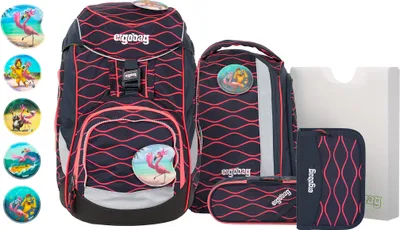 Produktbild von Ergobag Pack Schulrucksack Set (6-tlg.) WellenreitBär