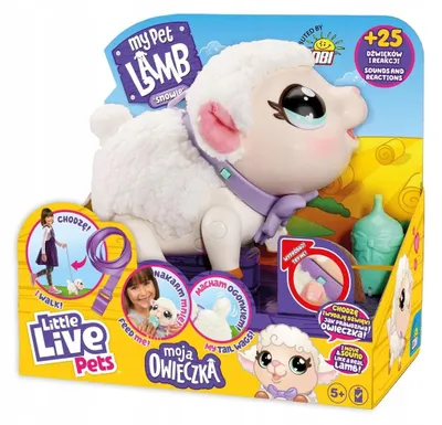 Produktbild von Interaktive Plüschfigur Little Live Pets Schaf 20 cm mit Sound