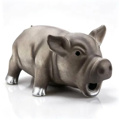 Produktbild von Kauspielzeug Hund Schwein Rosa Latex Quietschend Grunzend