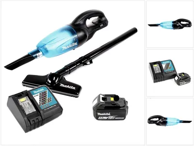 Produktbild von Makita DCL 180 RT1 B Akku Staubsauger 18 V Schwarz + 1x Akku 5,0 Ah + Ladegerät