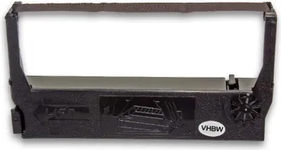 Produktbild von vhbw Farbband Schriftband kompatibel mit Datamega DPN 2650, DPN 2900, DPN 2690, TM 270 Nadeldrucker, Bondrucker - Schwarz