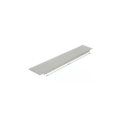 Produktbild von DELOCK 19" Netzwerkschrank Blindabdeckung 2 HE grau