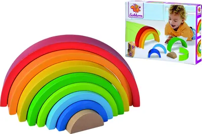 Immagine prodotto di Arcobaleno Eichhorn 100003458 - Gioco di selezione e impilamento per bambini a partire da 1 anno di età