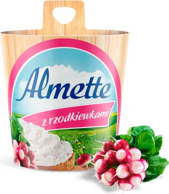Zdjęcie produktu dla Serek Almette twarogowy z rzodkiewką 150 g