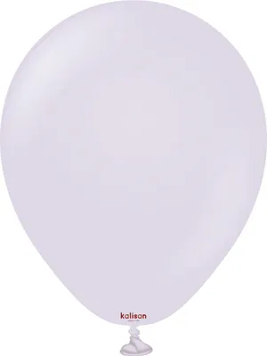 Zdjęcie produktu dla Balony lateksowe Kalisan Macaron Lilac, fioletowy, 13 cm, 100 szt.