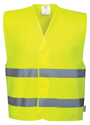 Immagine prodotto di Portwest C474 Gilet a due strisce riflettenti ad alta visibilità giallo Taglia L/XL