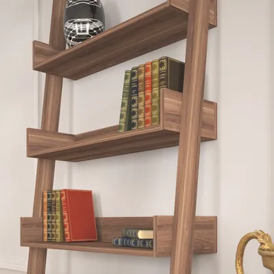 Image de Skye Decor, Only - Walnut, Étagères, Noyer, 80 x 195 x 32 cm