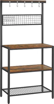 Produktbild von Küchenregal 80x40x170cm Braun Holz