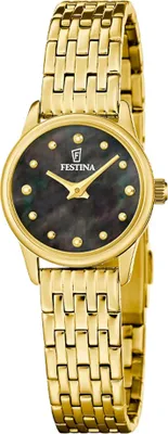 Produktbild von Festina F20750/6 Damenuhr Quarz Goldfarben/Schwarz