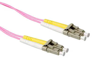 Immagine prodotto di ACT 35 metri LSZH Cavo patch in fibra multimodale 50/125 OM4 duplex con connettori LC (RL9735)