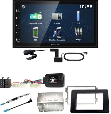 Produktbild von Kenwood DMX129DAB DAB+ Bluetooth USB Einbauset für Nissan NV400 ab 2019