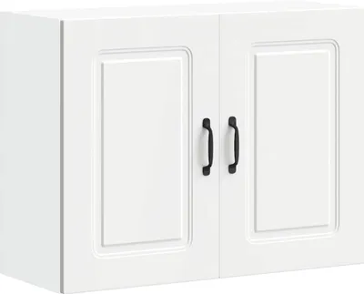Image de vidaXL Armoire de cuisine suspendue Kalmar Blanc Matériau dérivé du bois