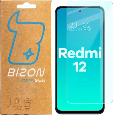Produktbild von Gehärtetes Glas Bizon Glass Clear 2 für Redmi 12