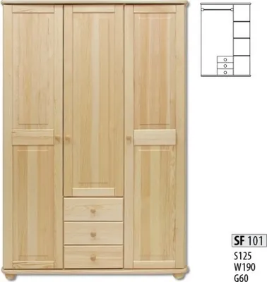 Immagine prodotto di Armadi a muro, design di armadi, armadi in legno massello, mobili massicci, armadi