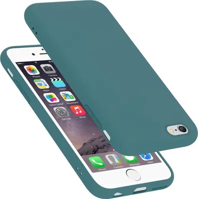 Produktbild von Cadorabo Schutzhülle für Apple iPhone 6 / 6S Hülle in Grün Handyhülle Case Cover TPU Etui