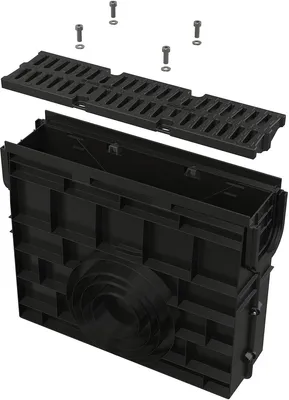 Produktbild von Alcadrain AVZ104R-R402 Servicebox für Entwässerungsrinne