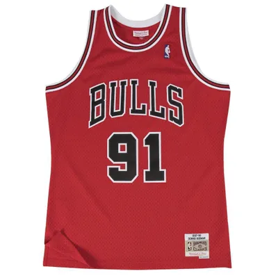 Produktbild von Mitchell & Ness Swingman Jersey Chicago Bulls Dennis Rodman #91 red  L
