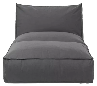Zdjęcie produktu dla Blomus Łóżko S Stay, leżak ogrodowy, tworzywo sztuczne, włókno syntetyczne, stal malowana proszkowo, kolor węgiel, 25 x 80 x 190 cm, 62042