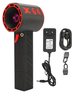 Produktbild von Elektrischer Luftzerstäuber, bürstenloser 64-mm-Motor, 11 Flügel, 1400 Schubstrahl-Trockengebläse, 100-240 V, EU-Stecker