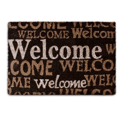 Produktbild von relaxdays Fußmatte 'Welcome' Kokos 40x60 cm