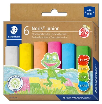 Image de STAEDTLER Straßenmalkreide Noris junior 6 Stk. retail