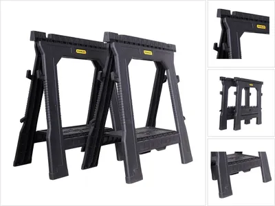 Produktbild von Stanley Unterstellbock Stanley 2 Stück ( STST1-70713 ) Sägebock