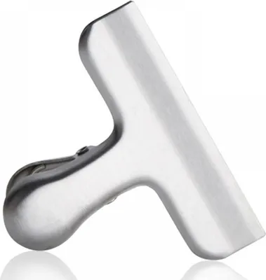 Produktbild von 15 Stück große Verschlussclips Metall | 76mm Tüten Clips | Brief Klammern aus Edelstahl - starke Federkraft | Verschlussklammern für Lebensmittelbeutel | Metallklemmen für ein luftdichtes Abschließen