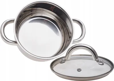 Produktbild von Topf Mit Deckel Aus Stahl Gas Induktion Ofenbach
