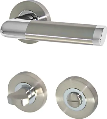 Produktbild von Türbeschlag 1195-N R WC Türdrücker Türgriffe Türklinke