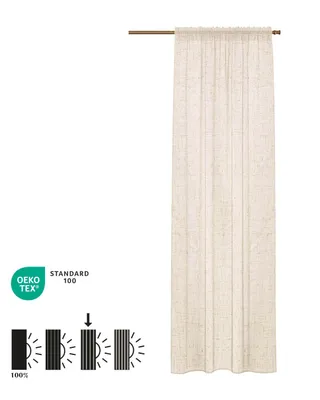 Produktbild von Gardine Noa Halbtransparent HOOMstyle 140x270cm - Kräuselband - Natural