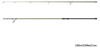Immagine prodotto di DELPHIN ETNA Camo LongSHOT+, 3,85 m, 12,63 ft, 3,5 lb, 2 sezioni, canna da pesca per carpe, 101006684