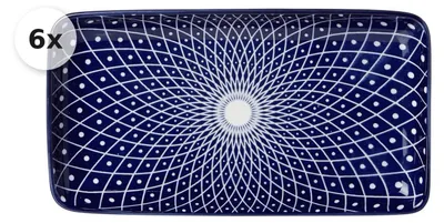 Produktbild von Servierplatte 20x11cm 6er Set Royal Reiko