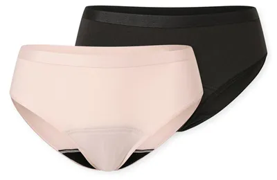 Produktbild von Schiesser Damen 2 er Pack Periodenslip Gr. 38/40  sortiert 1