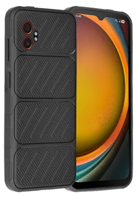 Produktbild von Techsuit – CarbonFiber-Hülle für Samsung Galaxy Xcover7 Pro – schwarz