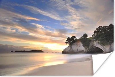Produktbild von MuchoWow® Poster Kathedralenbucht Neuseeland Fotodruck 30x20 cm - Plakate - Print