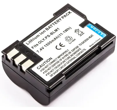 Produktbild von Akku für Olympus C7070 Li-Ion 7,2 Volt 1400 mAh schwarz