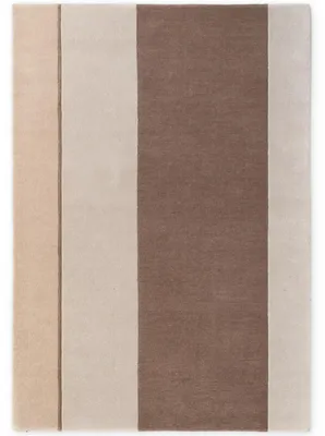 Produktbild von Villeroy & Boch Wollteppich Karola, Creme Braun, handgewebt, wärmeisolierend - 160x230 cm