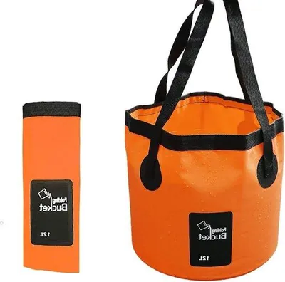 Obrázok produktu pre Skladací 12-litrový vedro na vodu – prenosná nádoba na kempovanie